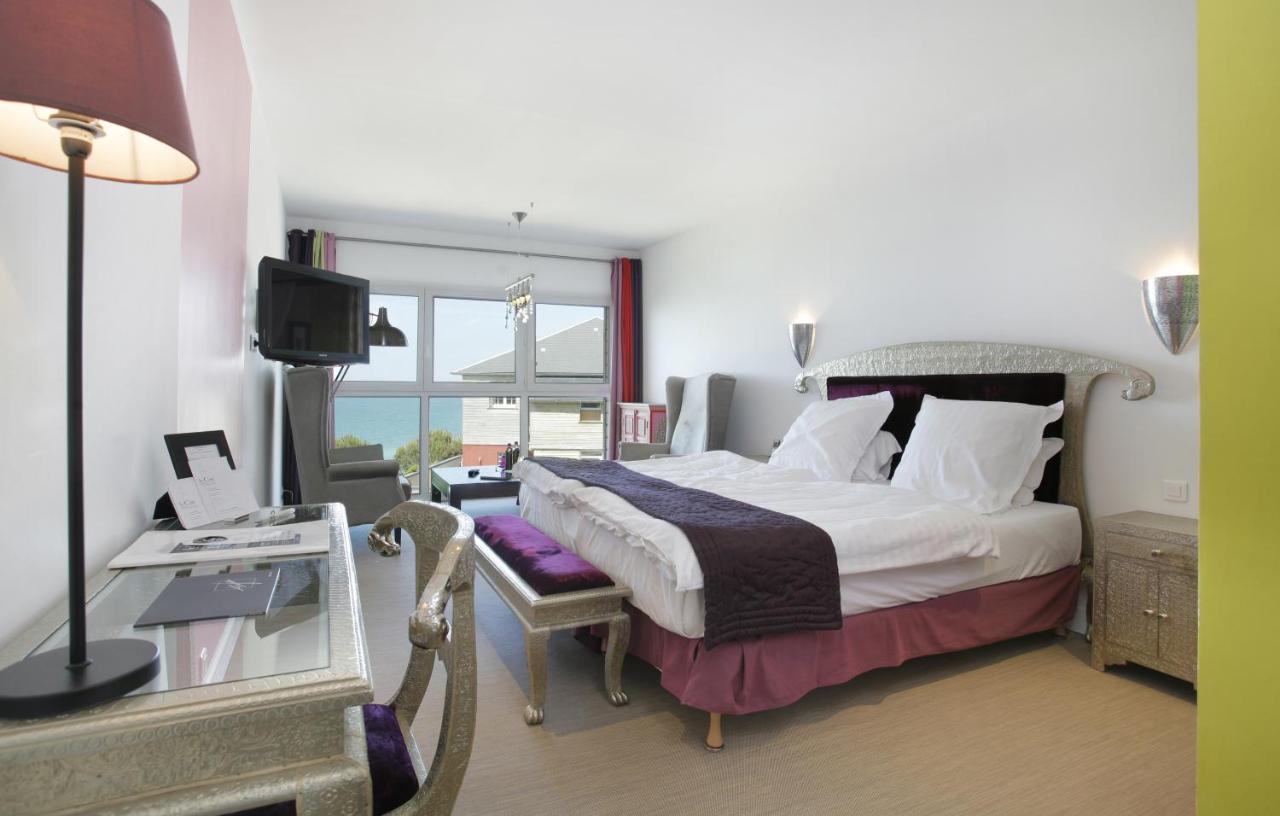 The Originals Hotel Le Cise Restaurant Chambres Et Suites Ault Exteriér fotografie