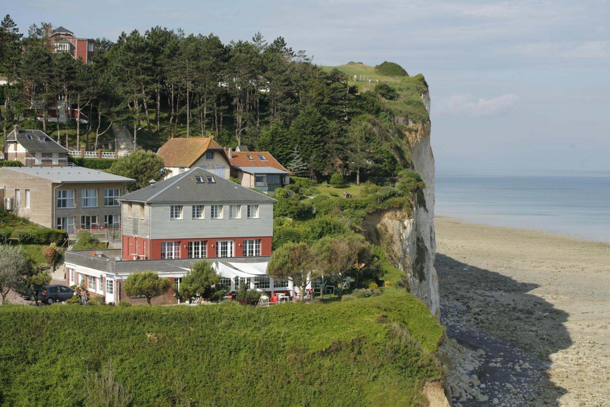 The Originals Hotel Le Cise Restaurant Chambres Et Suites Ault Exteriér fotografie